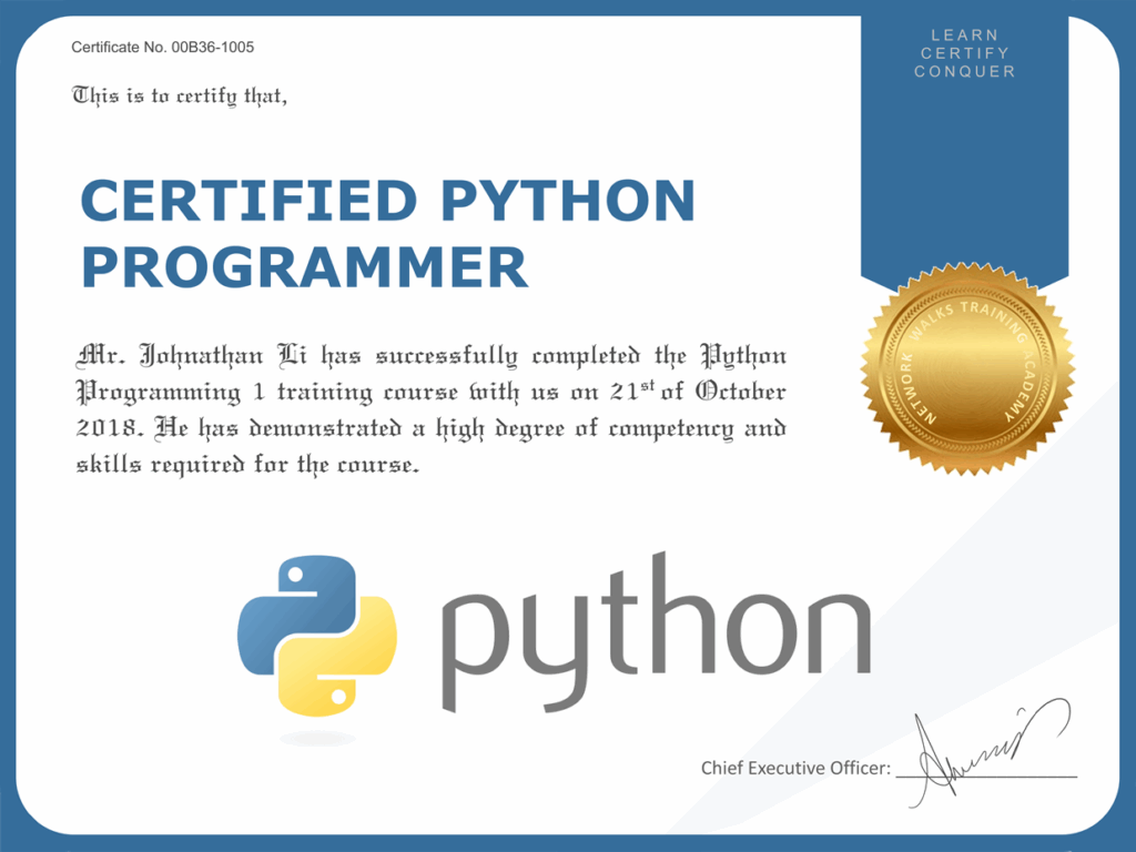 python certificate thumbnail